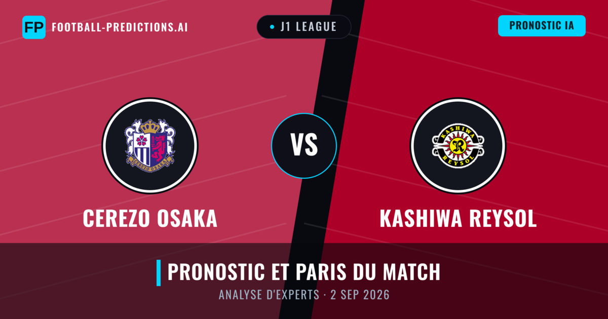 Cerezo Osaka vs Kashiwa Reysol — pronostic et avant-match