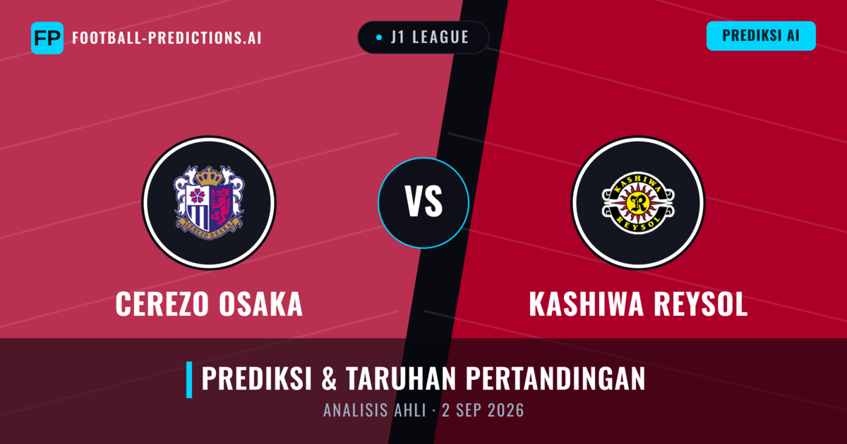 Cerezo Osaka vs Kashiwa Reysol — prediksi dan pratinjau pertandingan
