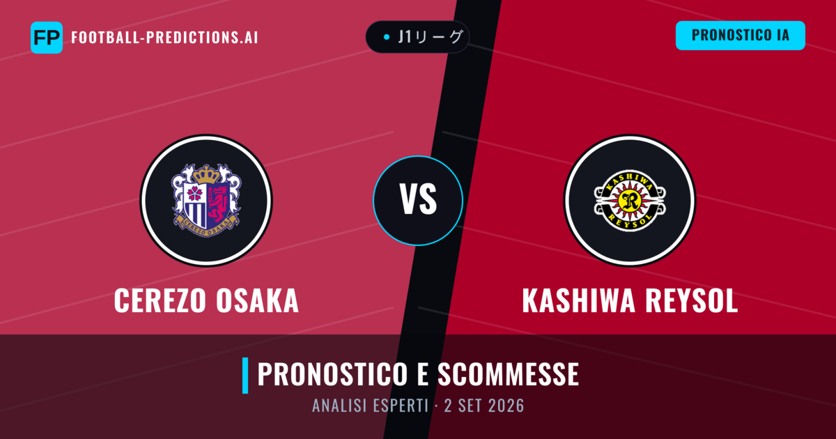 Cerezo Osaka vs Kashiwa Reysol — pronostico e anteprima del match