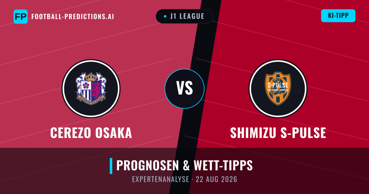 Cerezo Osaka vs Shimizu S-Pulse — Prognose und Spielvorschau