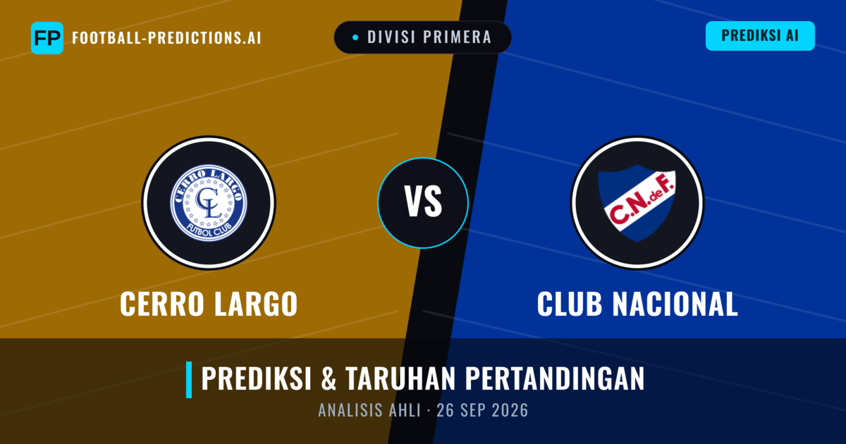 Cerro Largo vs Club Nacional — prediksi dan pratinjau pertandingan