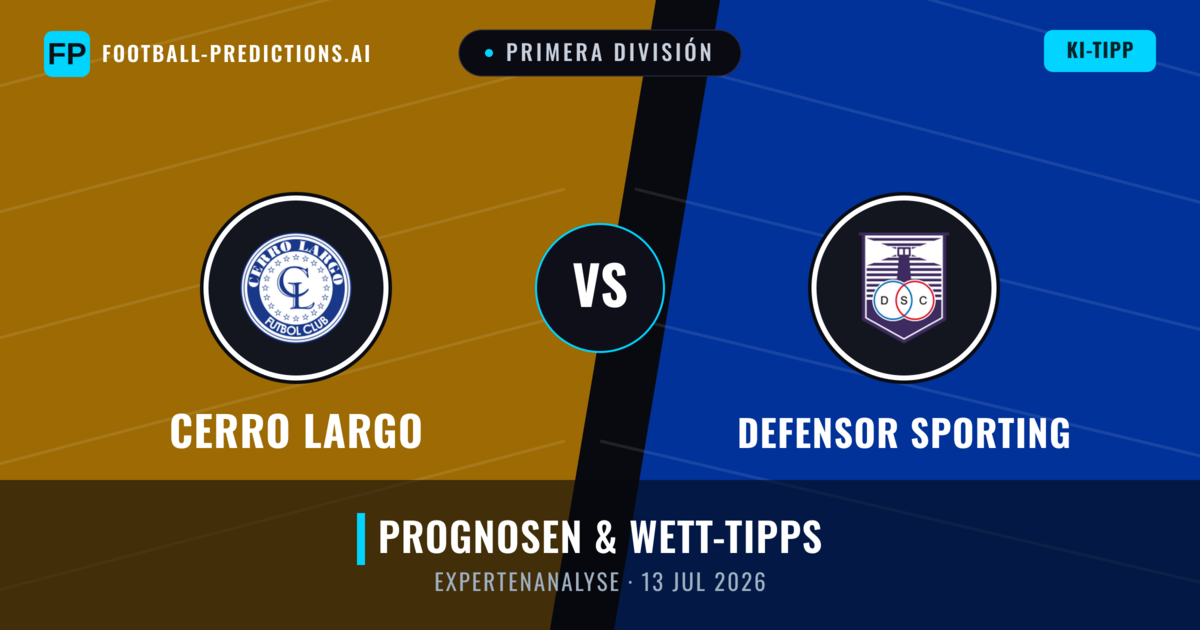 Cerro Largo vs Defensor Sporting — Prognose und Spielvorschau