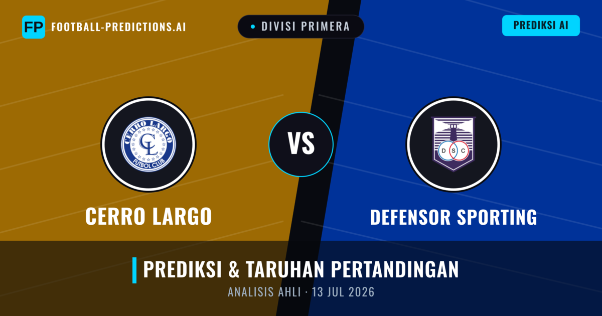 Cerro Largo vs Defensor Sporting — prediksi dan pratinjau pertandingan