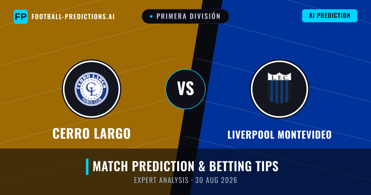 Cerro Largo vs Liverpool Montevideo — match prediction & preview