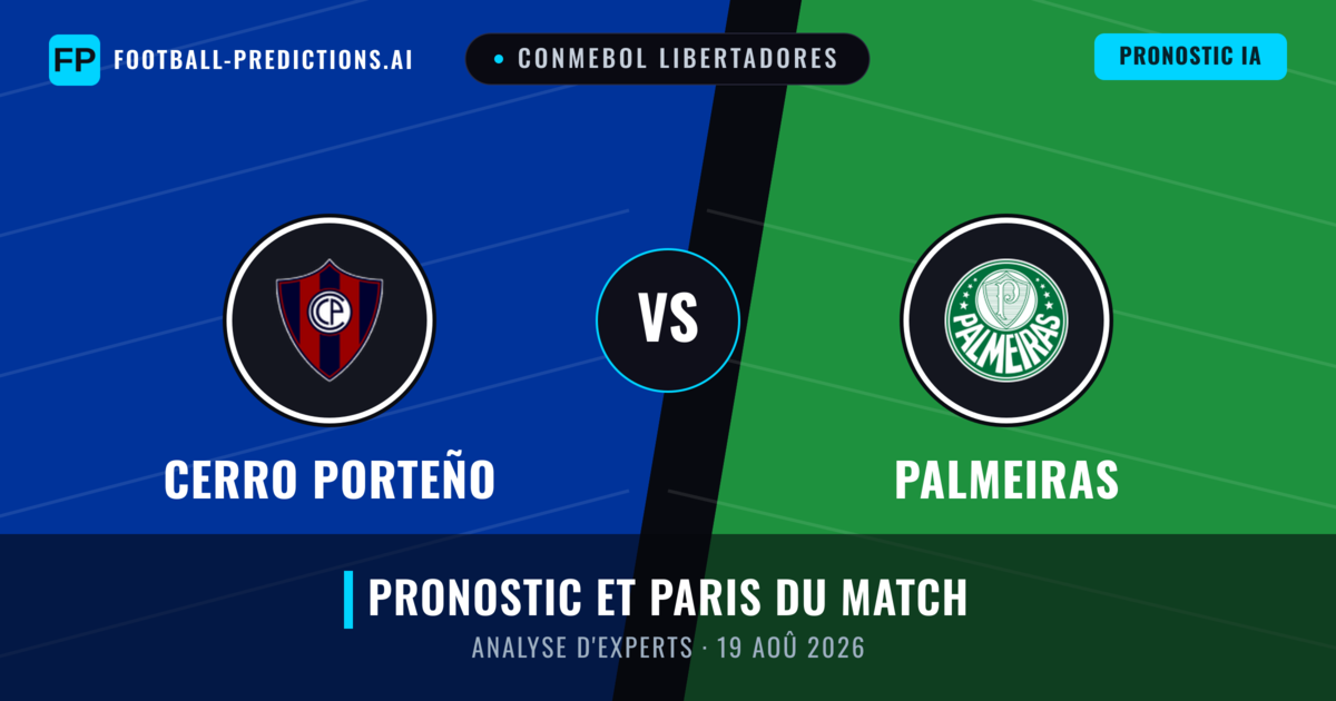 Cerro Porteño vs Palmeiras — pronostic et avant-match