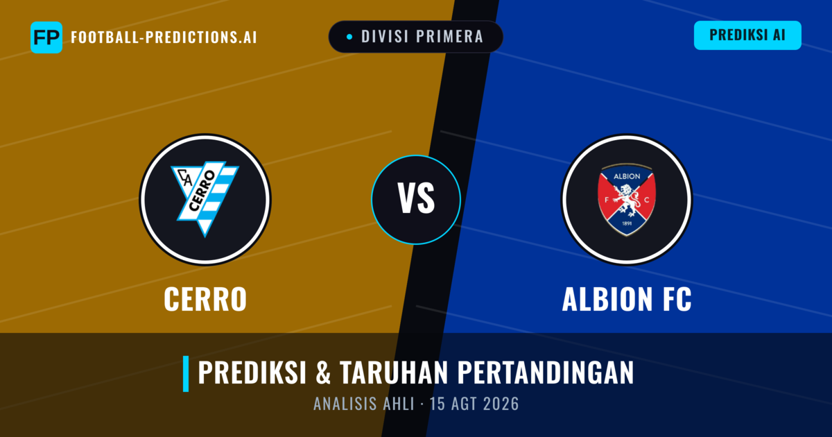 Cerro vs Albion FC — prediksi dan pratinjau pertandingan