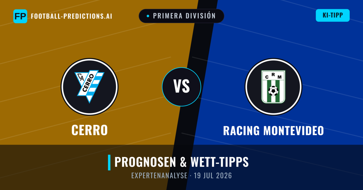 Cerro vs Racing Montevideo — Prognose und Spielvorschau