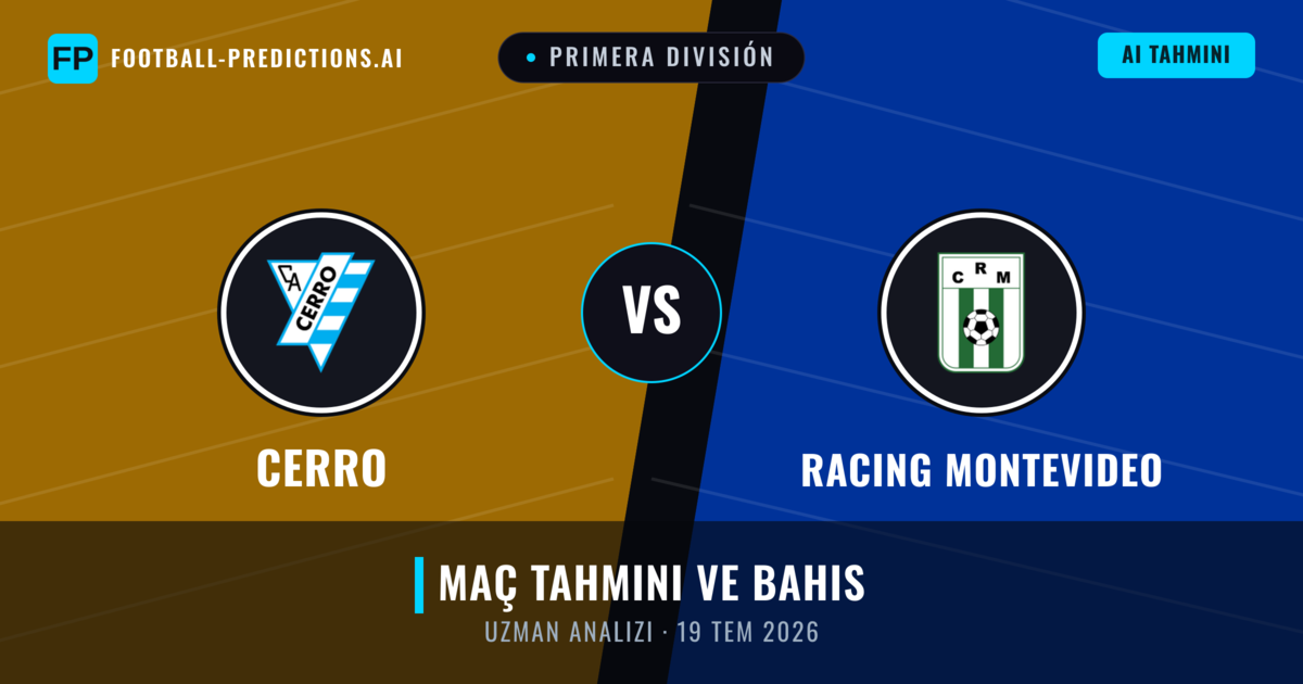 Cerro - Racing Montevideo — maç tahmini ve önizleme
