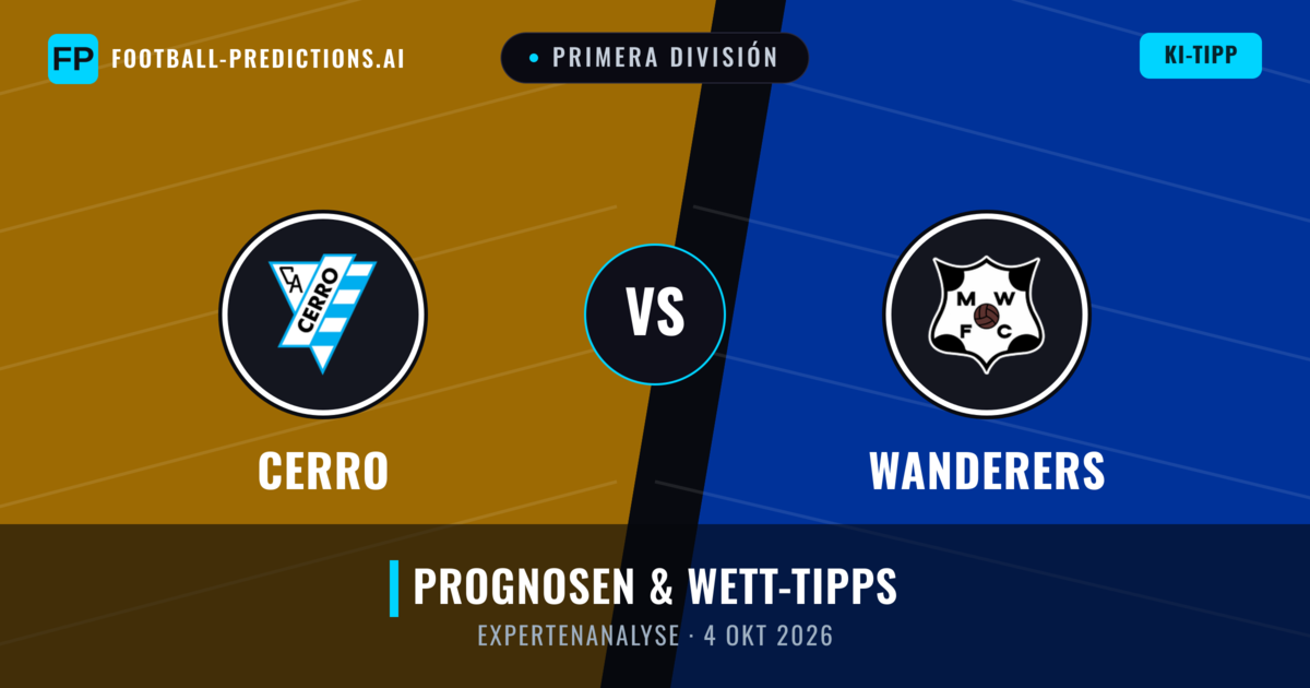Cerro vs Wanderers — Prognose und Spielvorschau