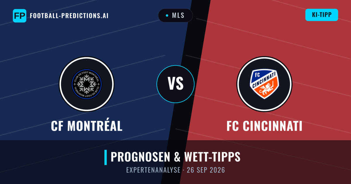 CF Montréal vs FC Cincinnati — Prognose und Spielvorschau