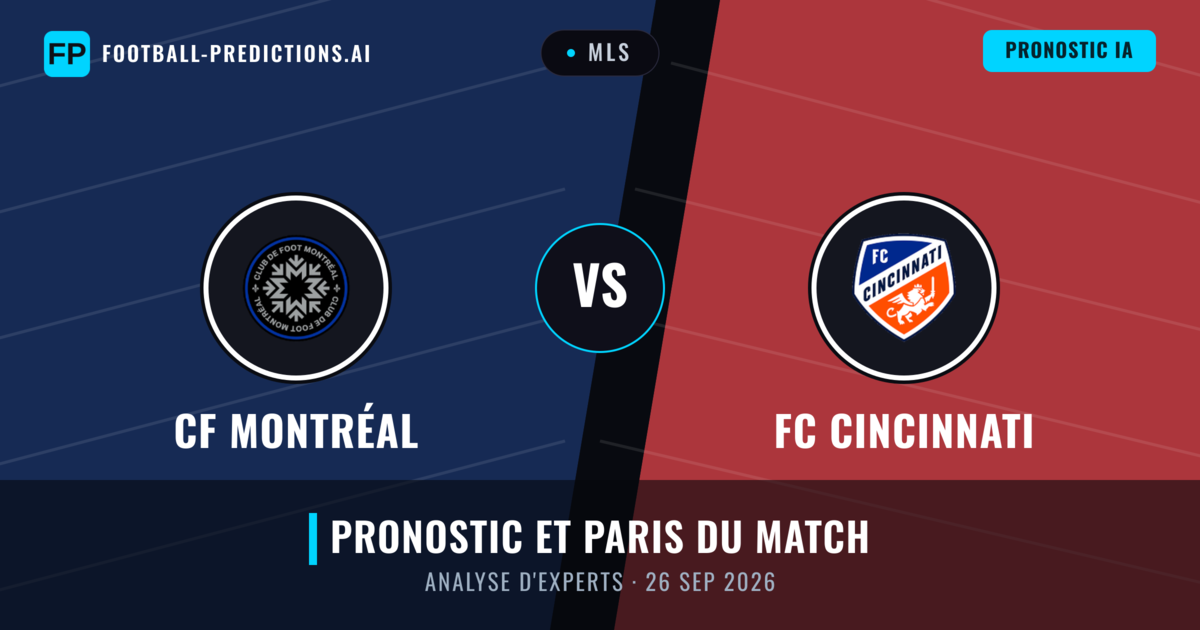 CF Montréal vs FC Cincinnati — pronostic et avant-match