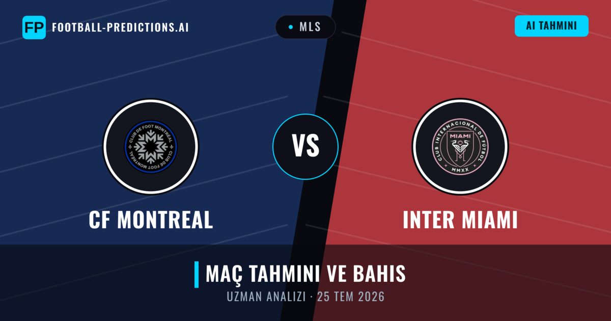 CF Montreal - Inter Miami — maç tahmini ve önizleme