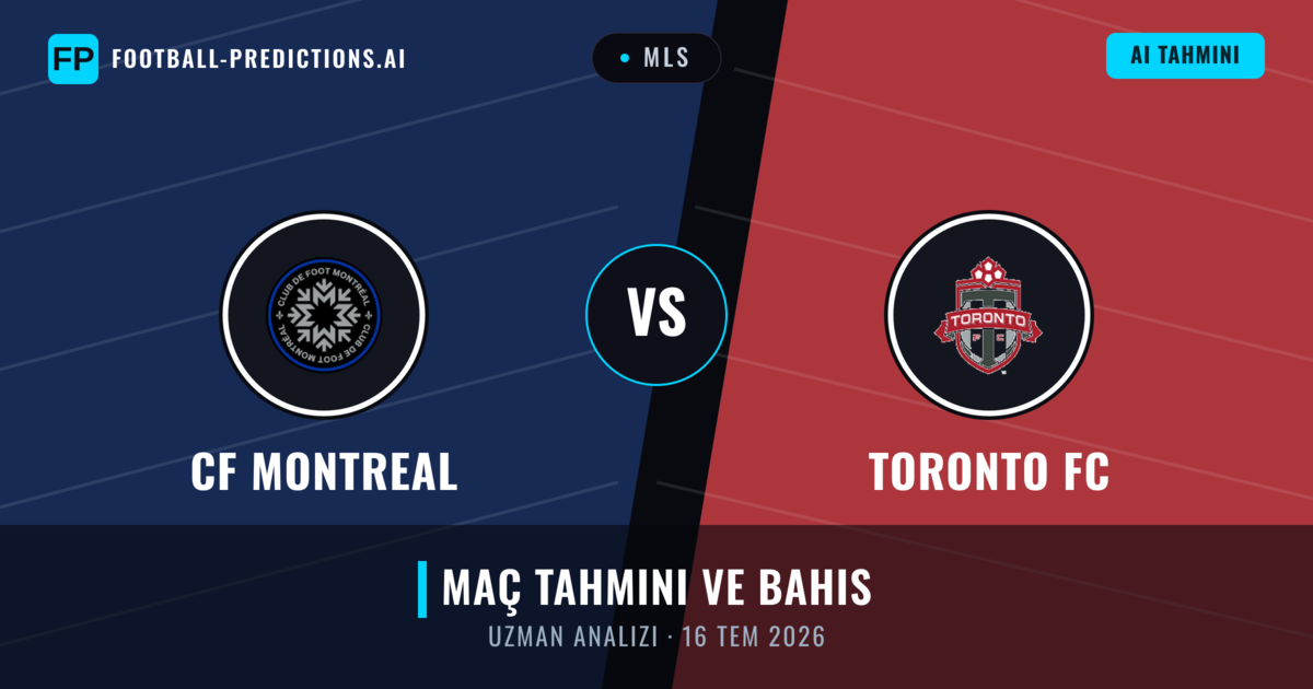 CF Montreal - Toronto FC — maç tahmini ve önizleme