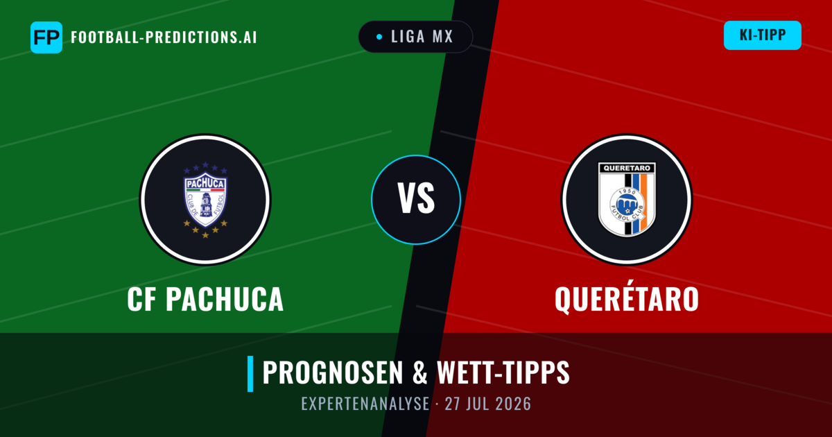CF Pachuca vs Querétaro — Prognose und Spielvorschau