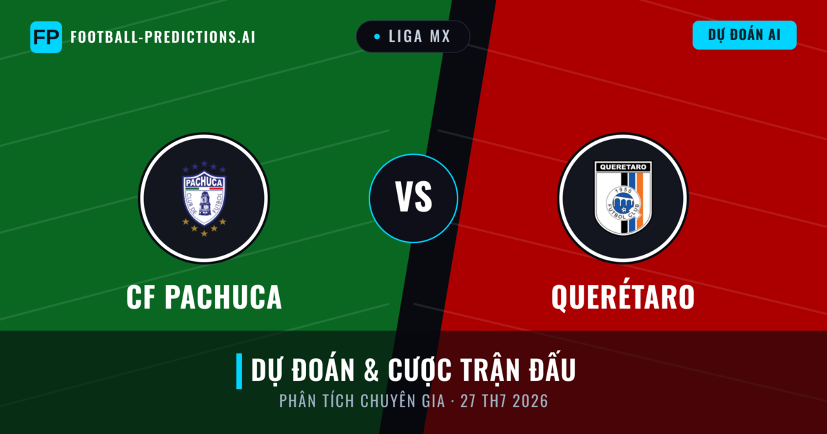 CF Pachuca vs Querétaro — dự đoán và xem trước trận đấu