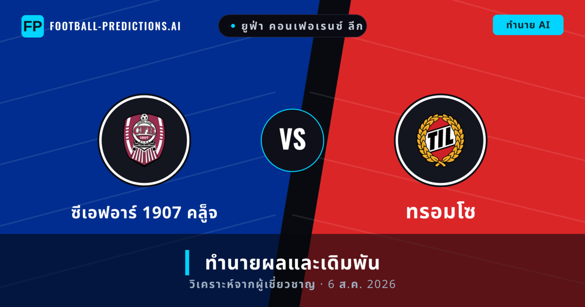 ซีเอฟอาร์ 1907 คล็ูจ พบ ทรอมโซ — ทำนายผลและพรีวิวการแข่งขัน