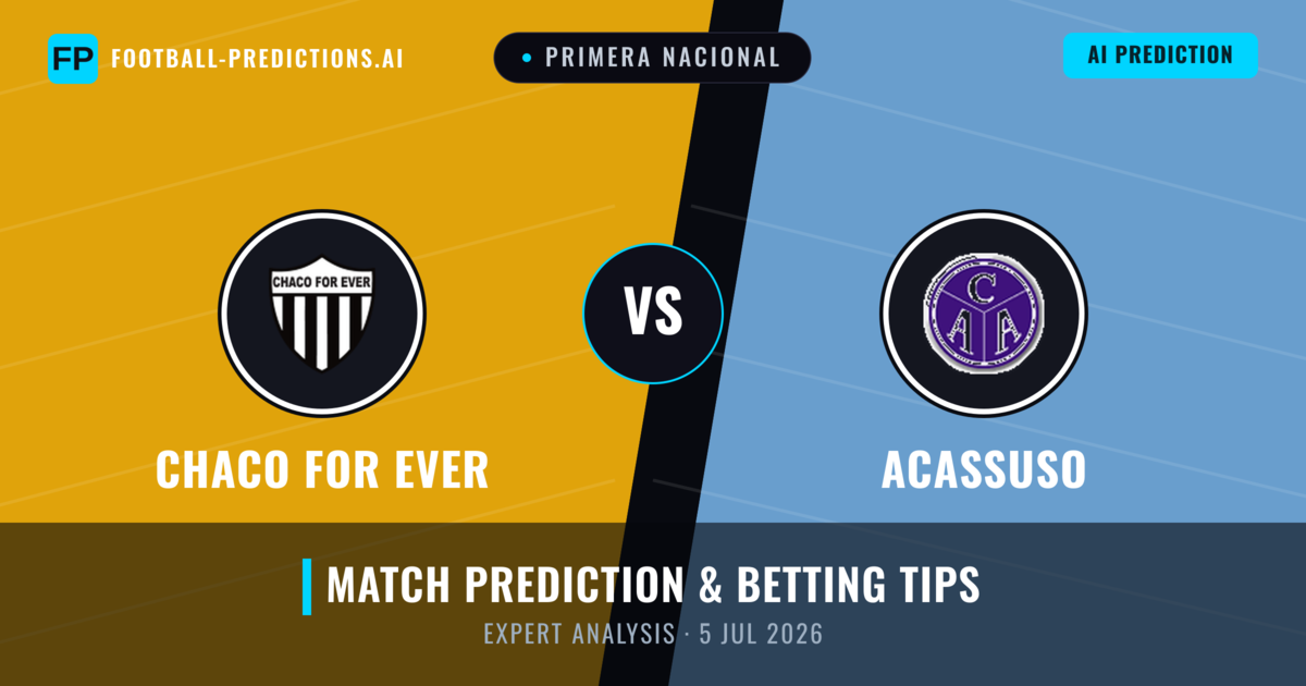 Chaco For Ever vs Acassuso — match prediction & preview