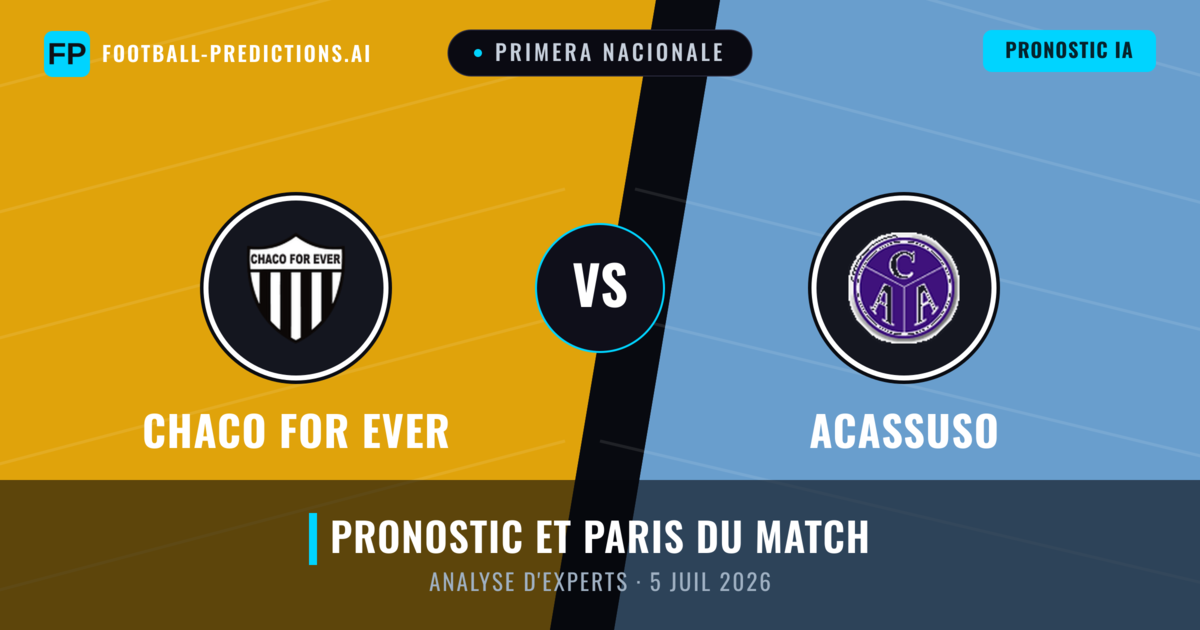 Chaco For Ever vs Acassuso — pronostic et avant-match