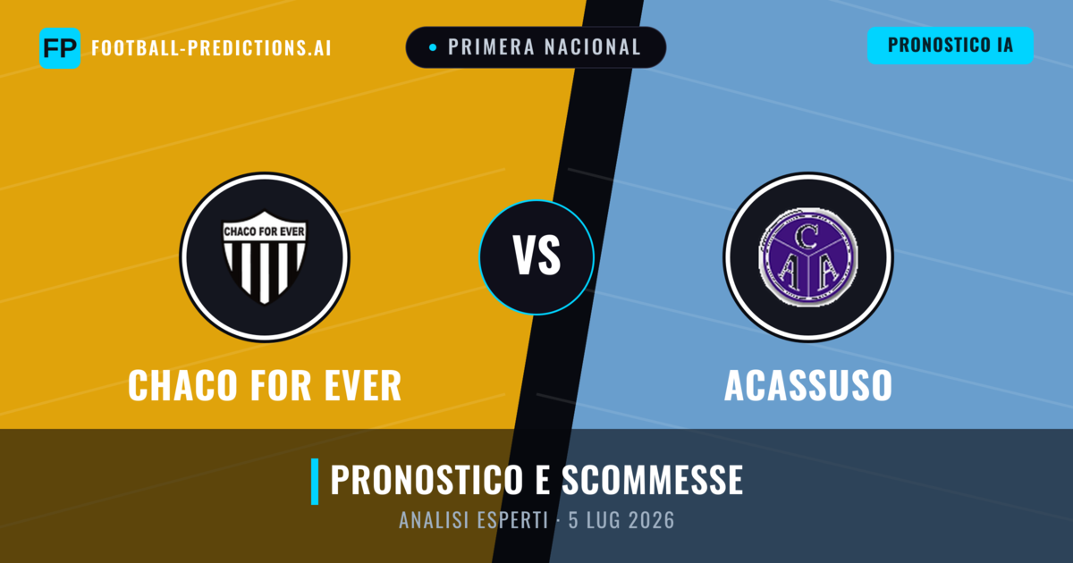 Chaco For Ever vs Acassuso — pronostico e anteprima del match