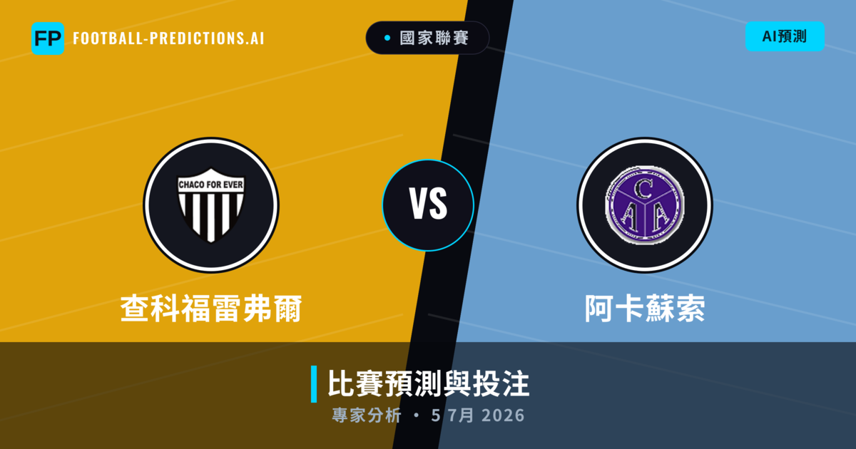 查科福雷弗爾 vs 阿卡蘇索 — 比赛预测和前瞻