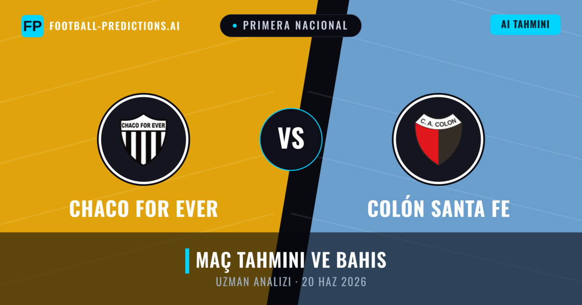 Chaco For Ever - Colón Santa Fe — maç tahmini ve önizleme