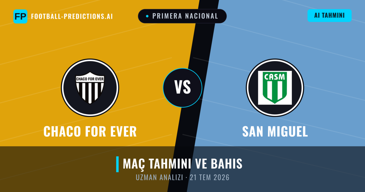 Chaco For Ever - San Miguel — maç tahmini ve önizleme
