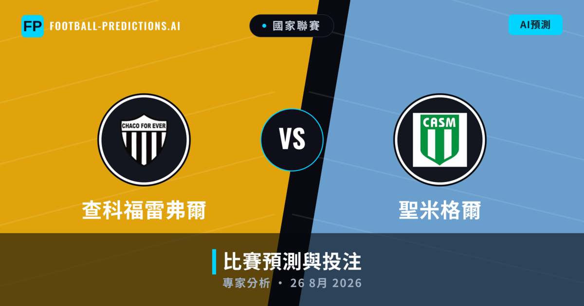 查科福雷弗爾 vs 聖米格爾 — 比赛预测和前瞻