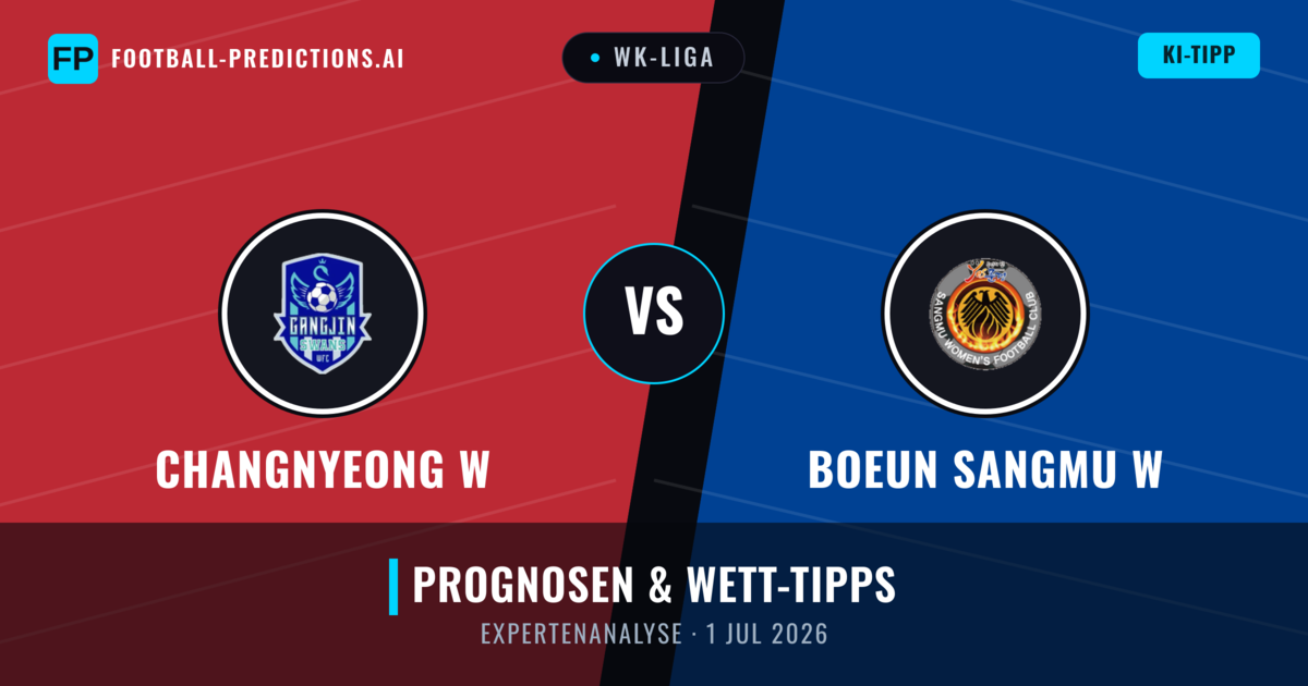 Changnyeong W vs Boeun Sangmu W — Prognose und Spielvorschau