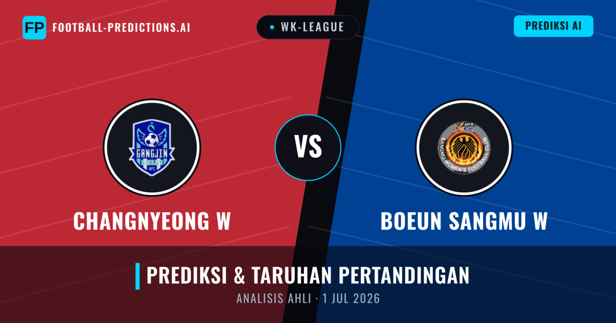 Changnyeong W vs Boeun Sangmu W — prediksi dan pratinjau pertandingan