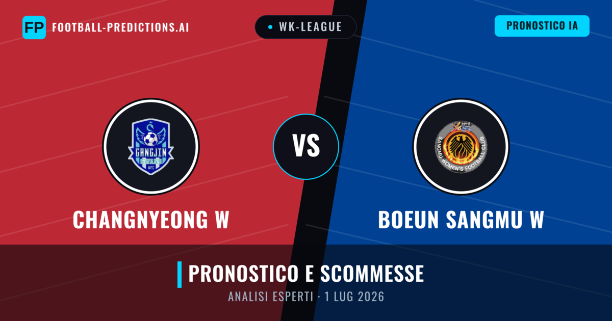 Changnyeong W vs Boeun Sangmu W — pronostico e anteprima del match