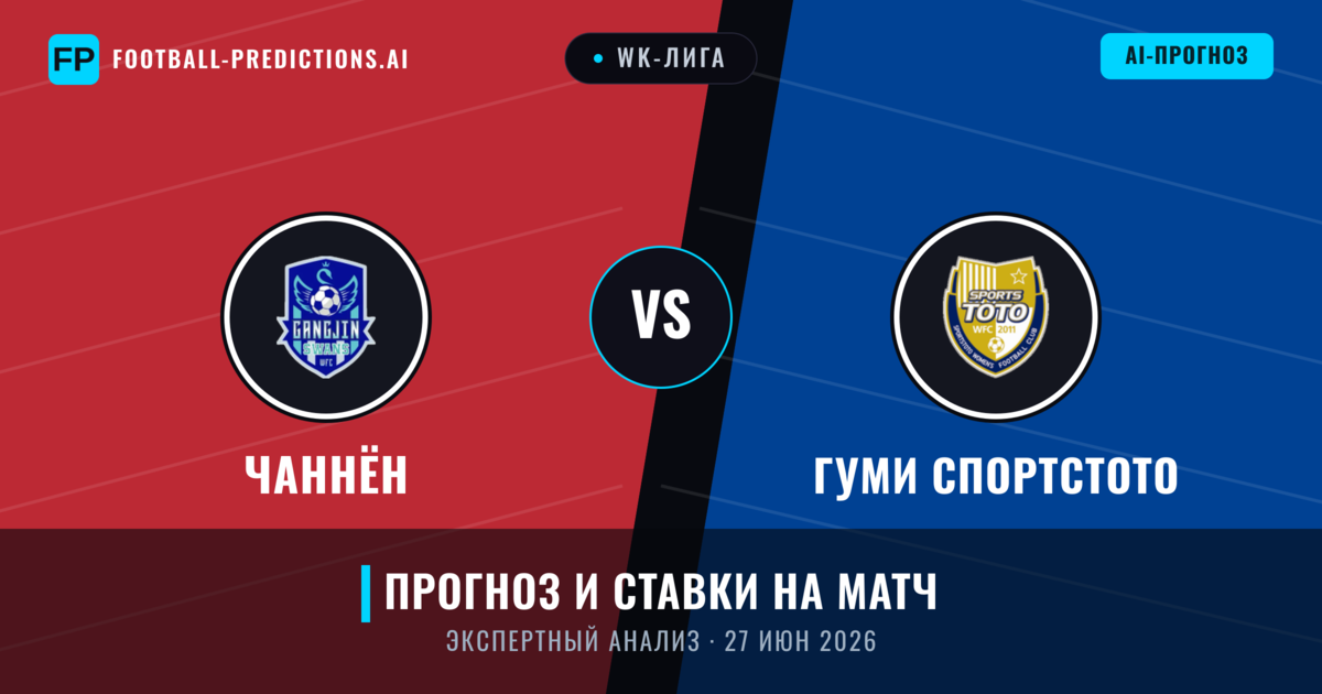 Чаннён – Гуми Спортстото — прогноз и превью матча