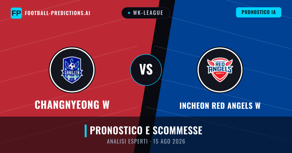 Changnyeong W vs Incheon Red Angels W — pronostico e anteprima del match