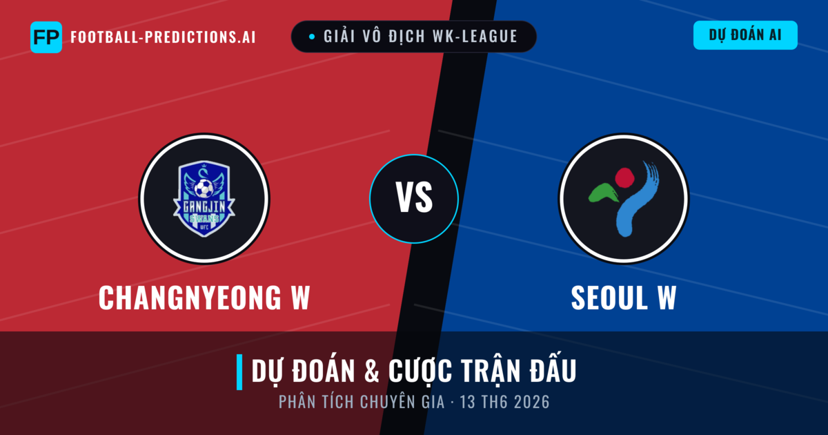 Changnyeong W vs Seoul W — dự đoán và xem trước trận đấu