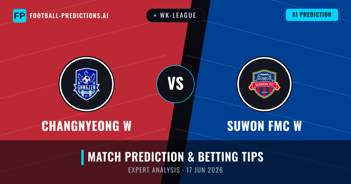 Changnyeong W vs Suwon FMC W — match prediction & preview