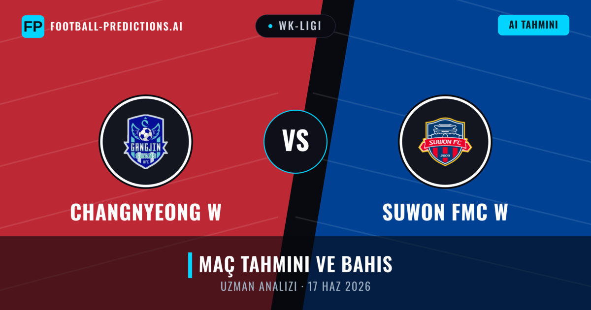 Changnyeong W - Suwon FMC W — maç tahmini ve önizleme