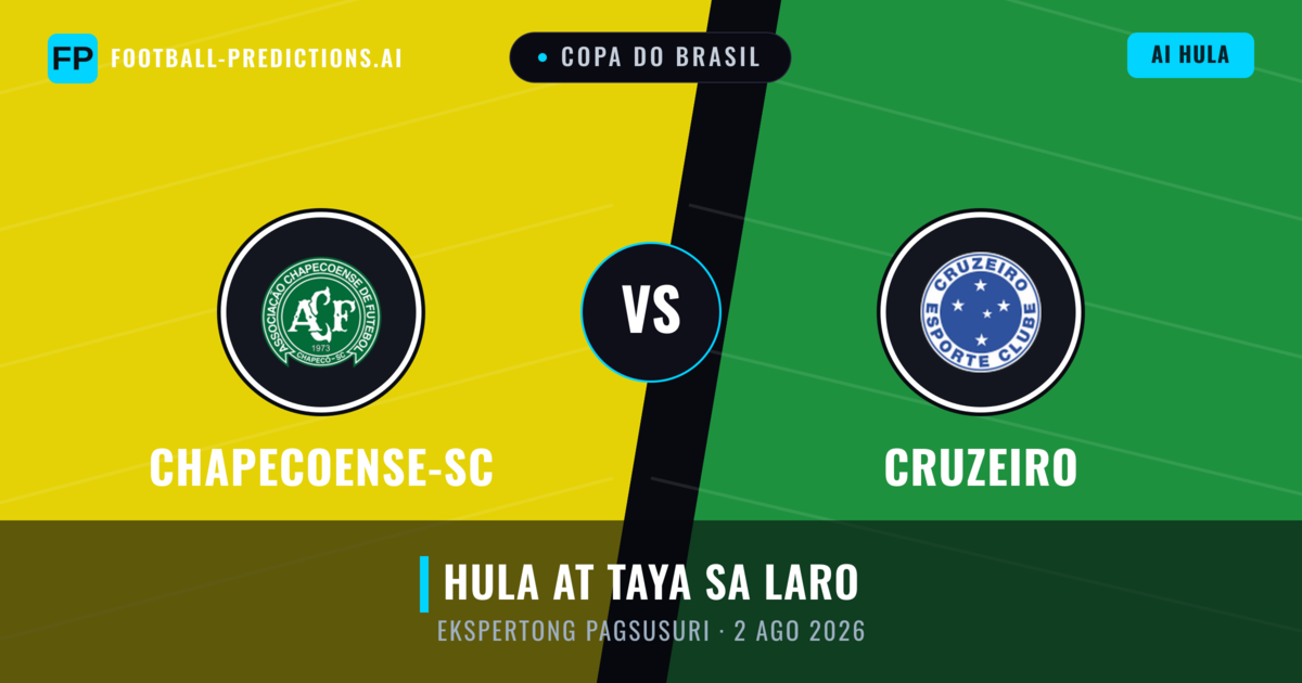 Chapecoense-sc vs Cruzeiro — hula at preview ng laban