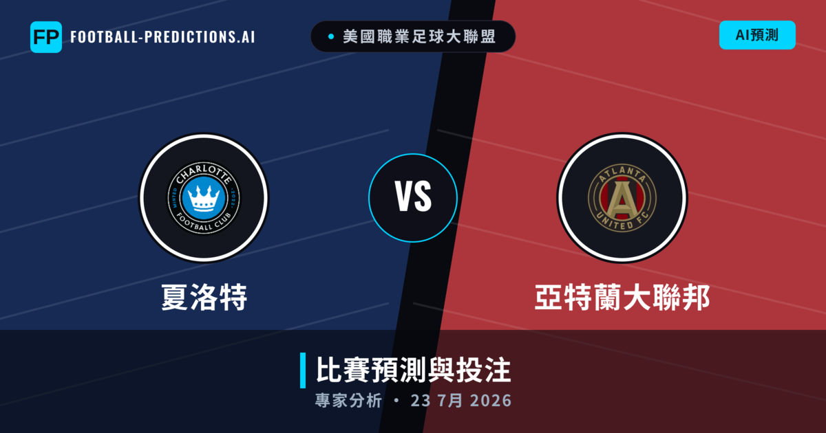 夏洛特 vs 亞特蘭大聯邦 — 比赛预测和前瞻