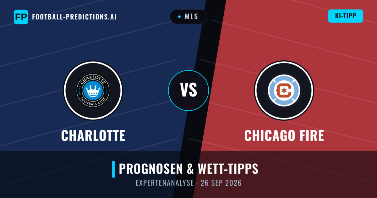 Charlotte vs Chicago Fire — Prognose und Spielvorschau