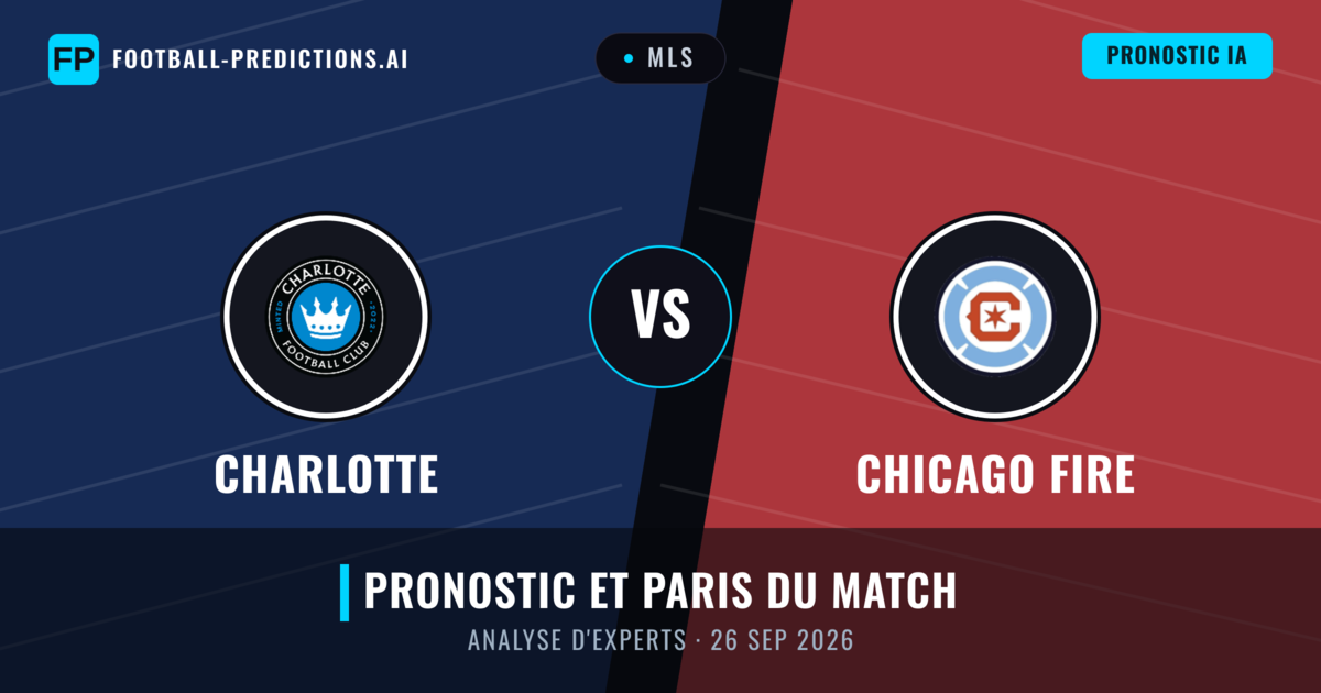 Charlotte vs Chicago Fire — pronostic et avant-match