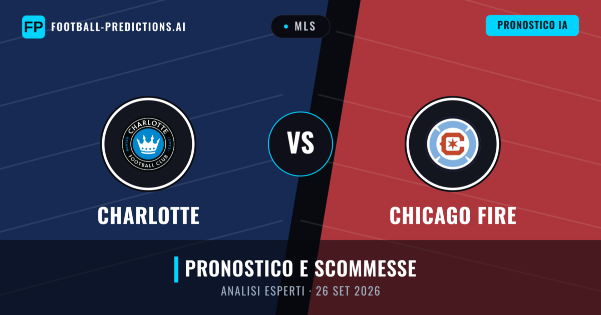 Charlotte vs Chicago Fire — pronostico e anteprima del match