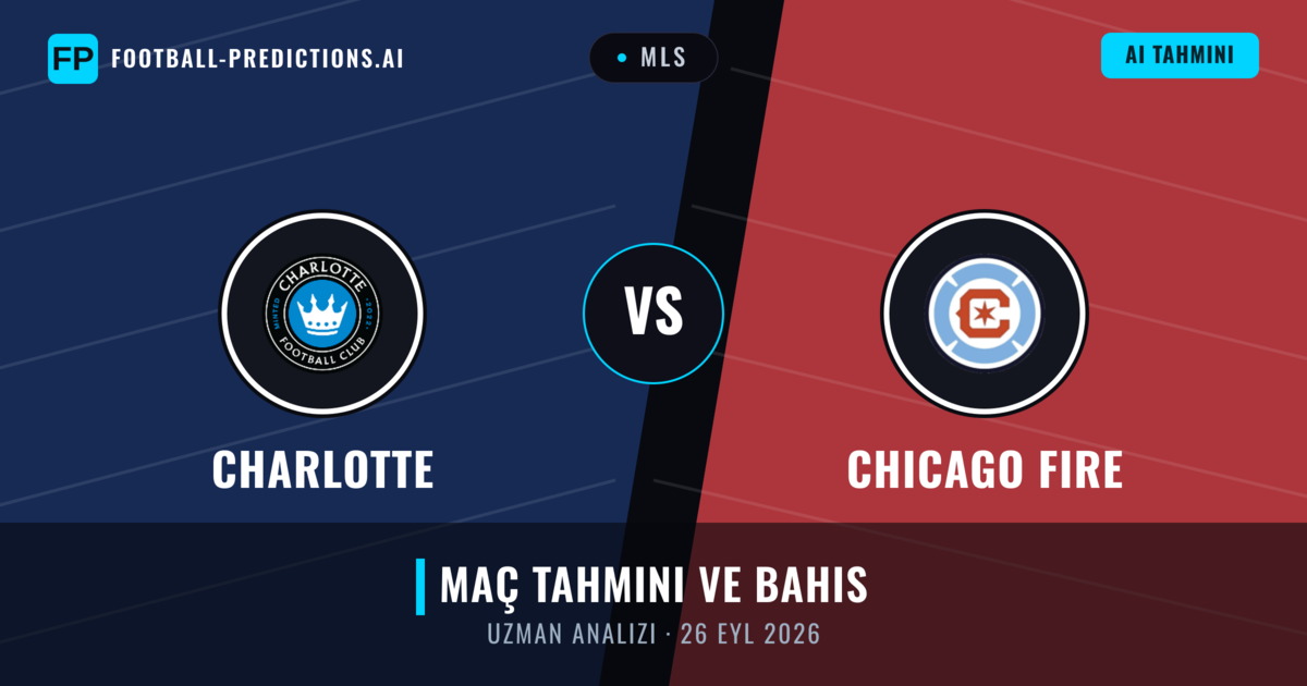 Charlotte - Chicago Fire — maç tahmini ve önizleme