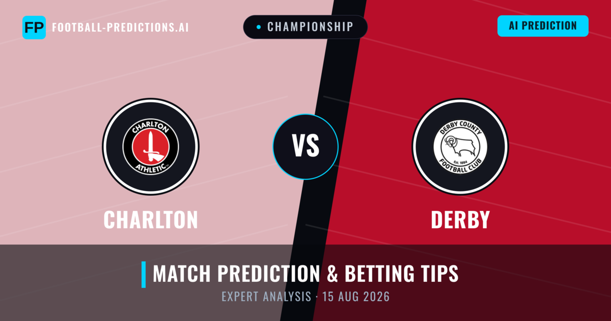 Charlton vs Derby — match prediction & preview