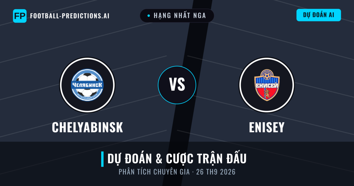 Chelyabinsk vs Enisey — dự đoán và xem trước trận đấu
