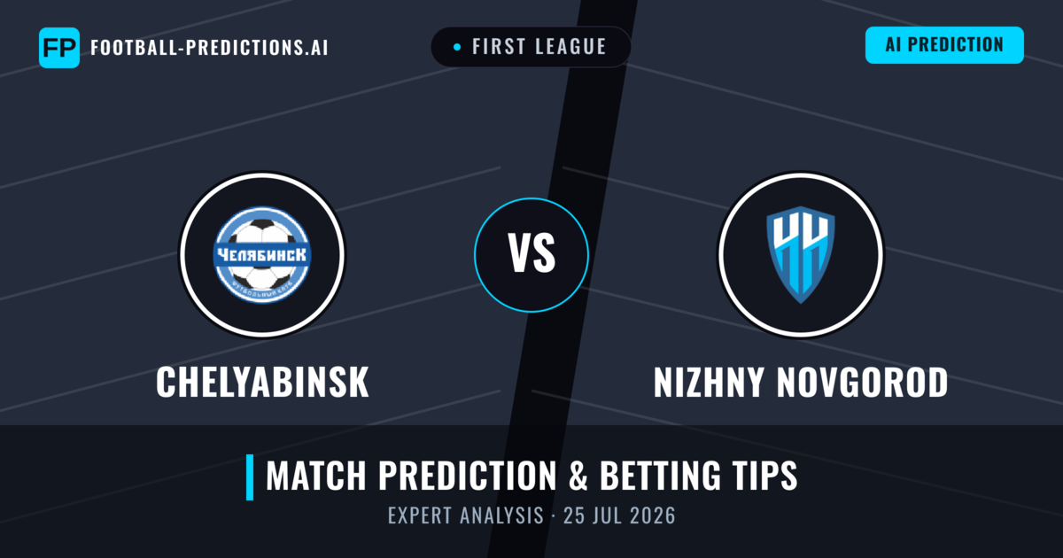 Chelyabinsk vs Nizhny Novgorod — match prediction & preview
