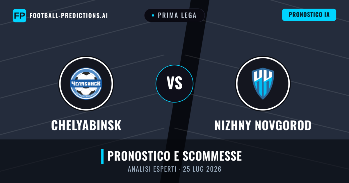 Chelyabinsk vs Nizhny Novgorod — pronostico e anteprima del match