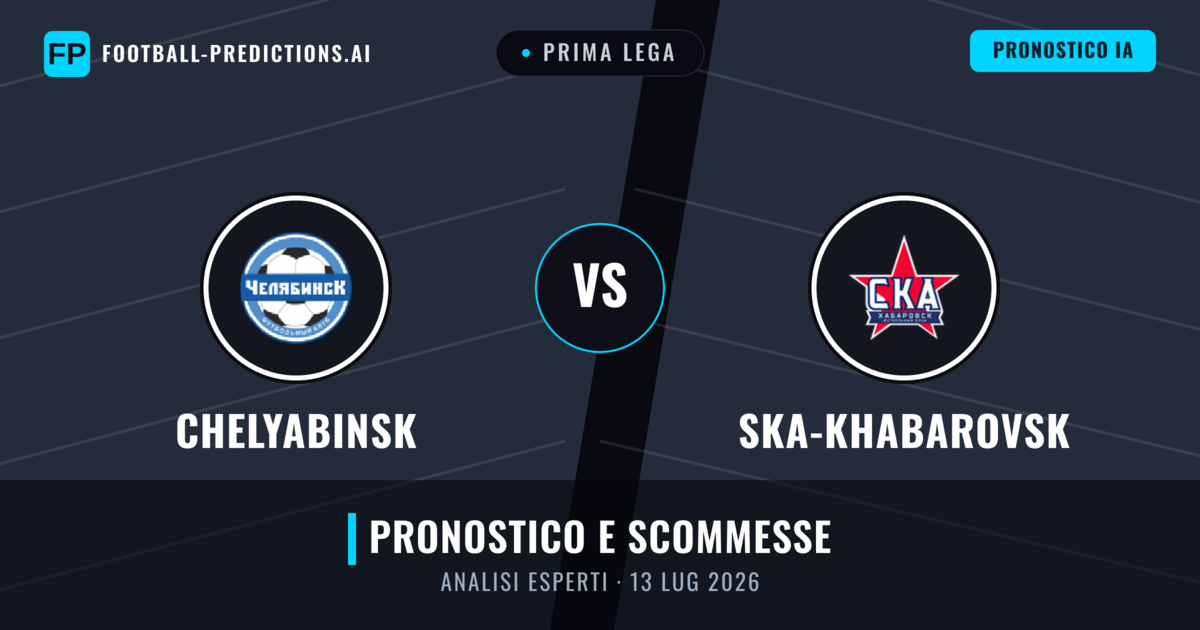 Chelyabinsk vs Ska-Khabarovsk — pronostico e anteprima del match