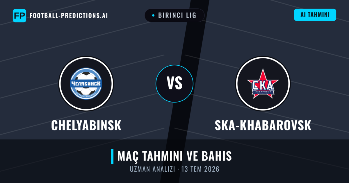 Chelyabinsk - Ska-khabarovsk — maç tahmini ve önizleme