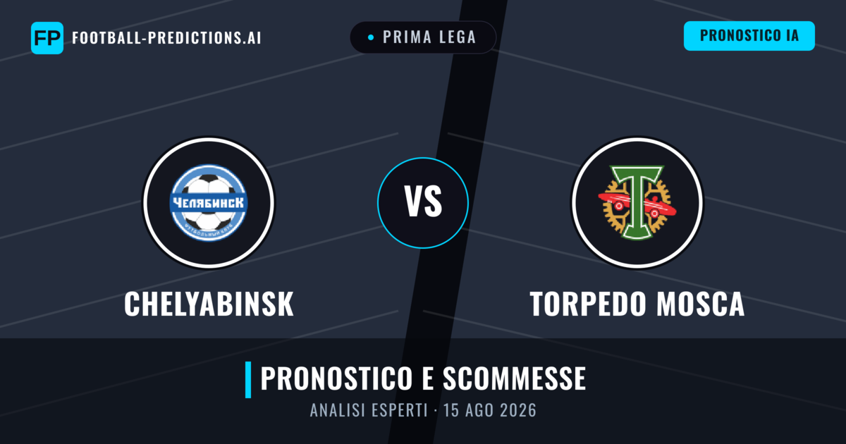 Chelyabinsk vs Torpedo Mosca — pronostico e anteprima del match