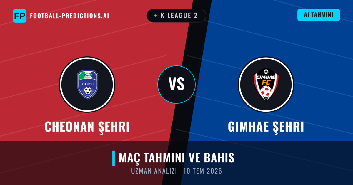 Cheonan Şehri - Gimhae Şehri — maç tahmini ve önizleme
