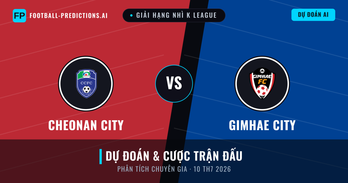 Cheonan City vs Gimhae City — dự đoán và xem trước trận đấu
